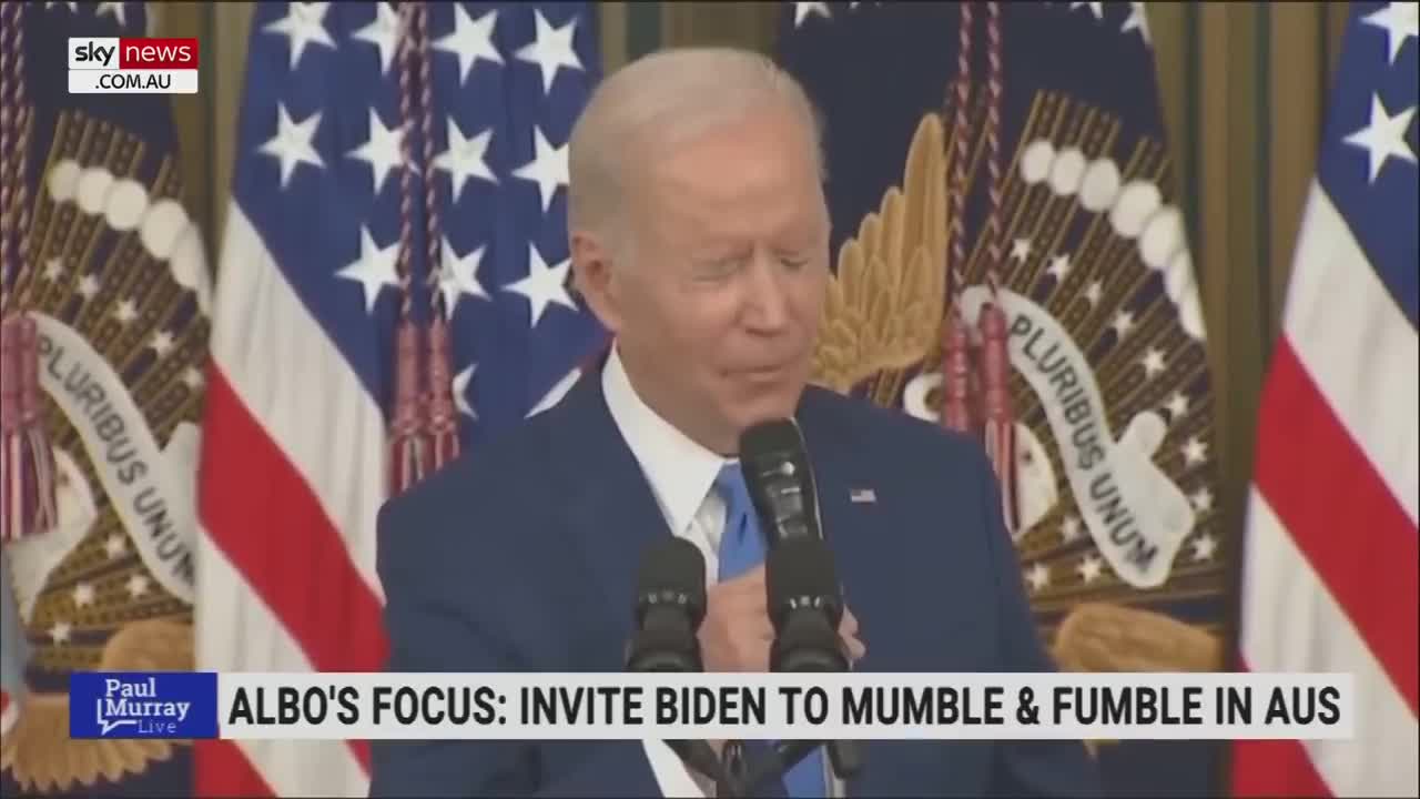 ‘He’s done it again’_ ‘Superhuman’ Biden ‘still defies gravity’ by falling ‘up the stairs’