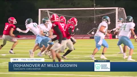 Hanover beats Mills Godwin 41-24