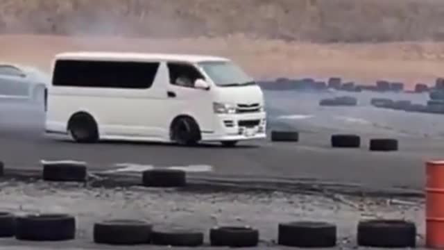 Unbelievable Drift with a Hi-Ace Microbus | Must Watch
