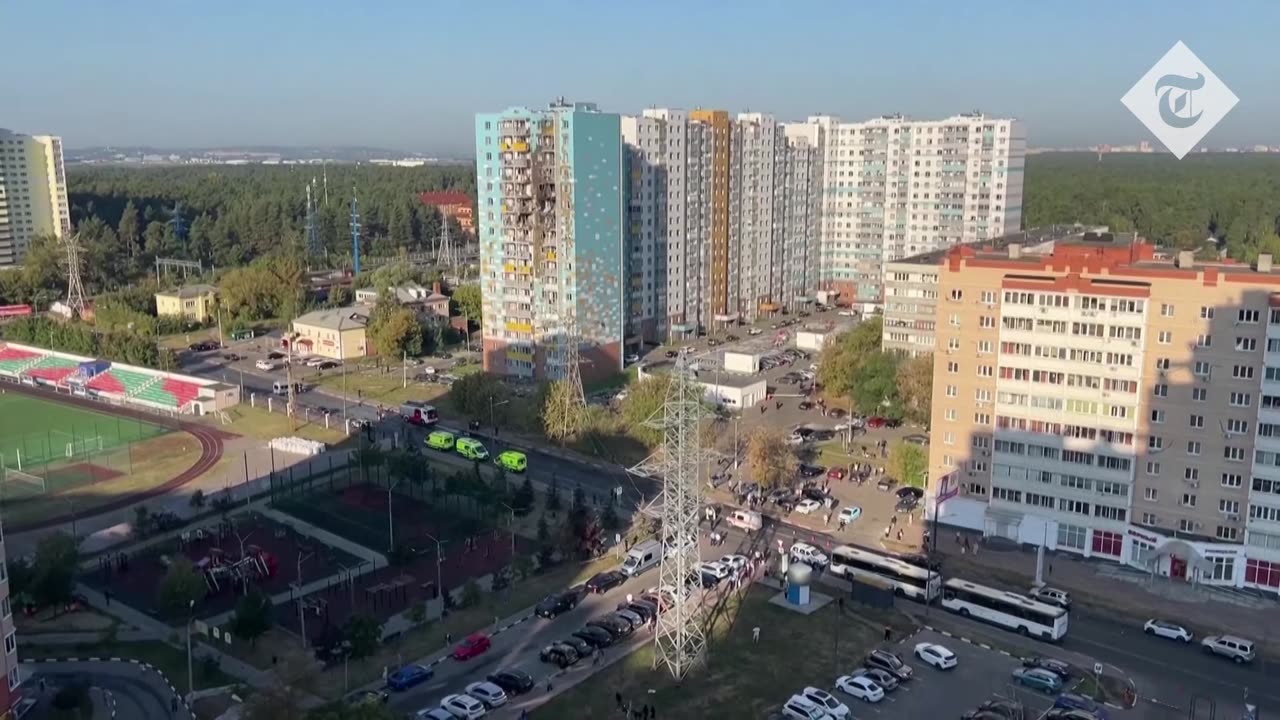 Ukraine strikes residential buildings near Moscow
