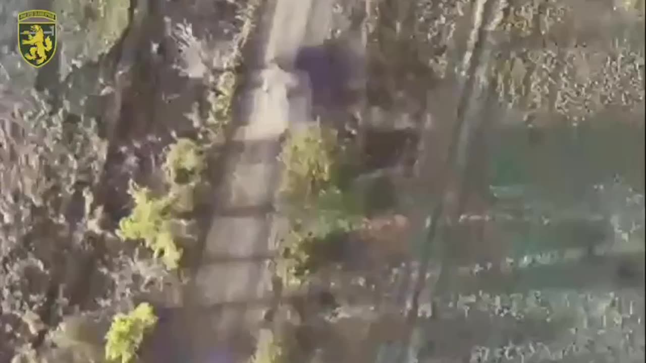 A large Russian mechanized column of up to 16 units in the Avdiivka sector