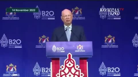 2022. "Restructuring Our World" | B20 Klaus Schwab (1:21)
