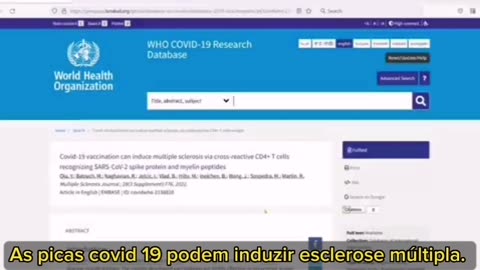 Oms declara que picas covid 19 podem induzir esclerose múltipla _ John Campbell