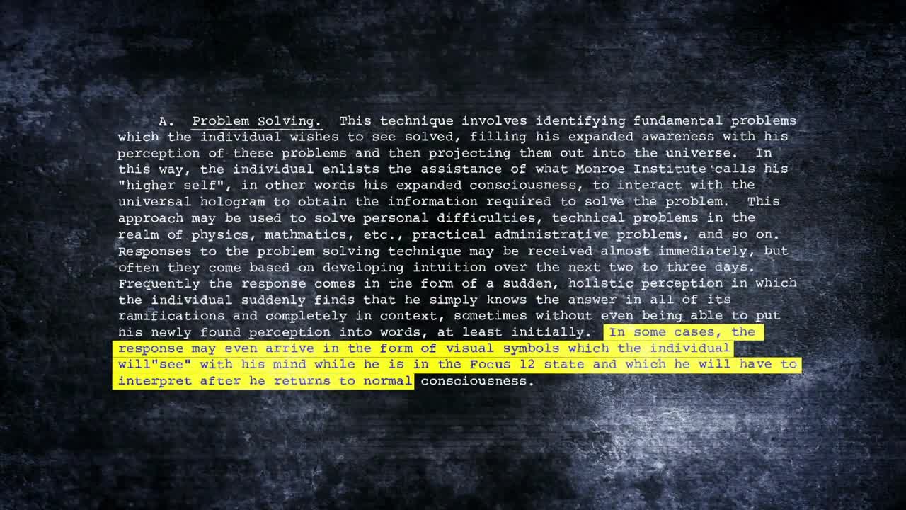 "Focus 21: The Future" | CIA's Advanced Techniques