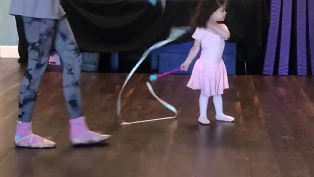 Back at ballet class
