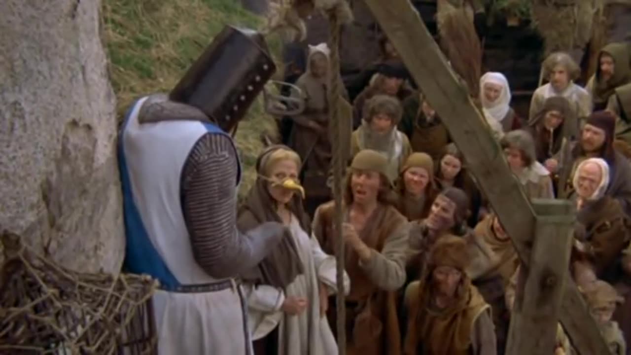 MONTY PYTHON & THE HOLY GRAIL >She's a Witch!