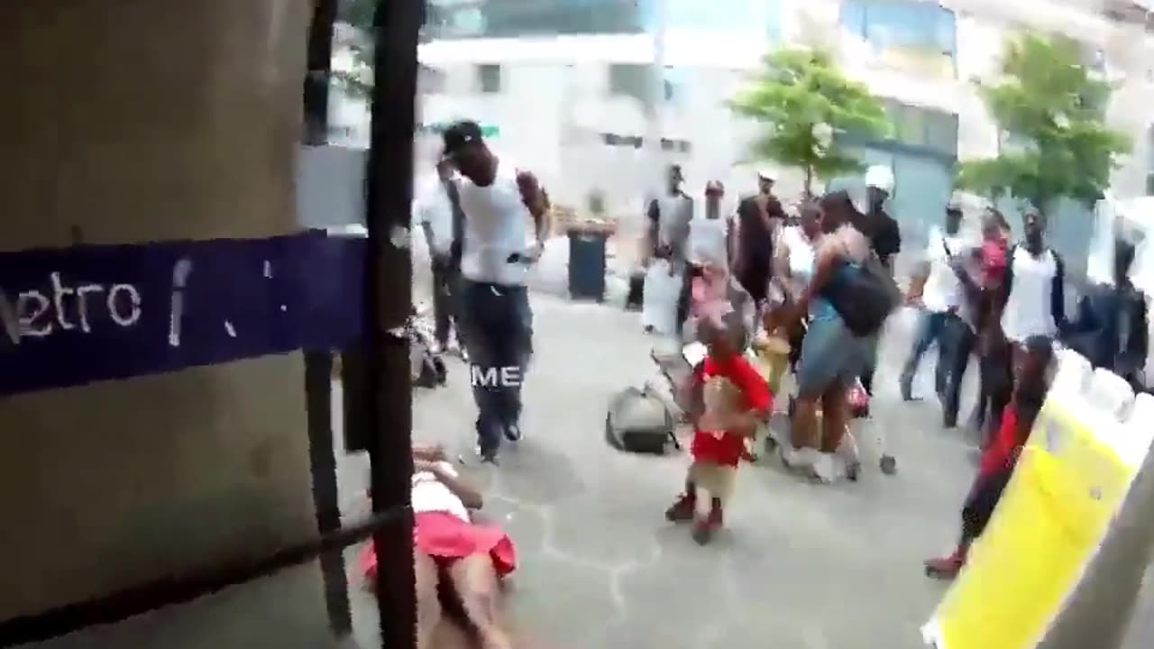 Women gets tazed infornt of her children