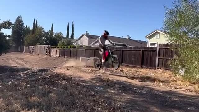 "So you ride electric?"