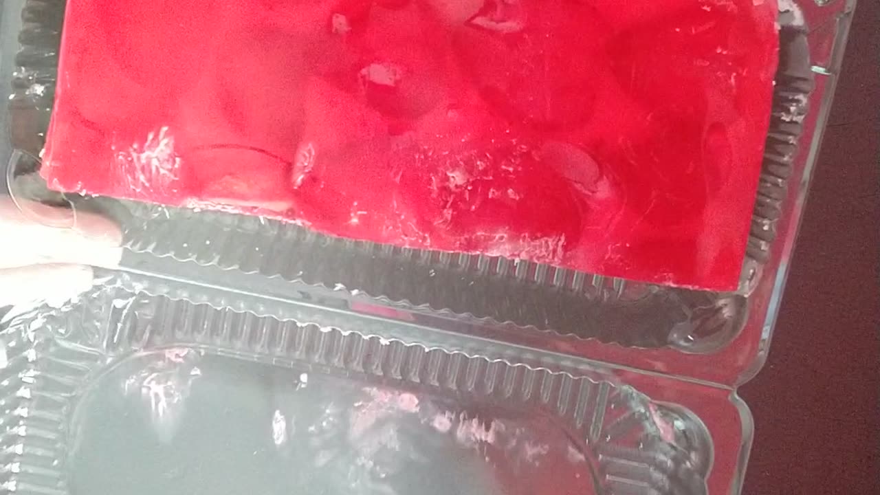 Strawberry cake, lollipops, chocolate dragon