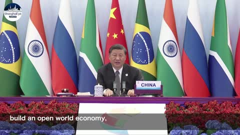 China calls on BRICS to foster high-quality partnership, unveils Beijing Initiative to boost economy