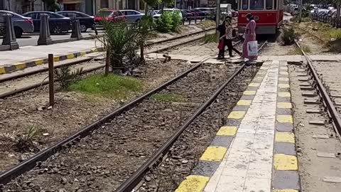 Old Tram in Alexandria (Egypt )