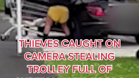 People who don't put their trolley away properly. SMH!