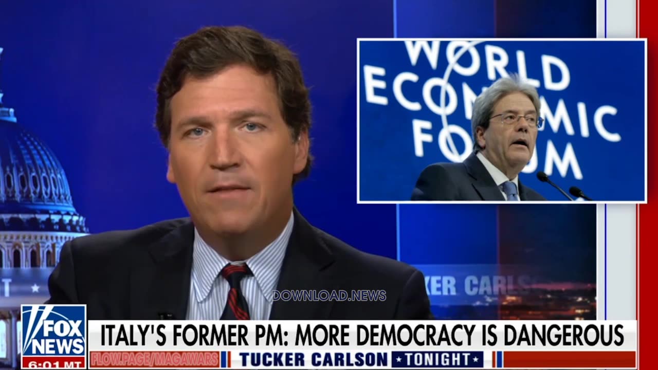 Tucker Carlson: Italy's Former World Economic Forum Puppet Bragged About Carrying Out The UN's Replacement Migration Plan - 9/26/22