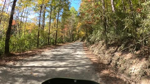 KLR - 650 Cruise through Autumn Forest Full