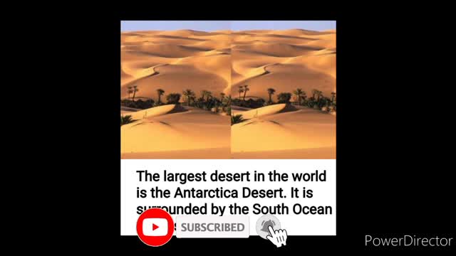 which is the largest desert in the world