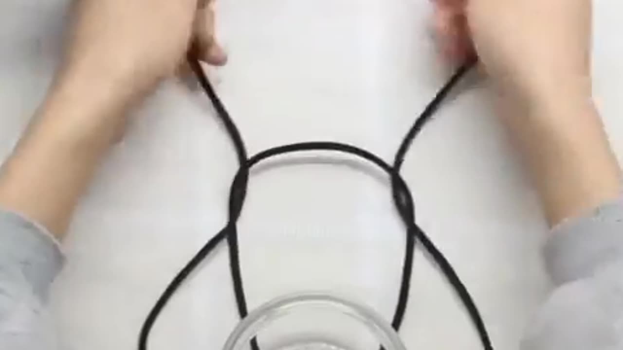 how to hang glass pot with ropes