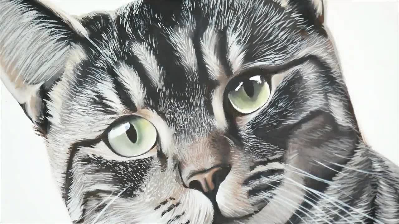 Oil Painting for BEGINNERS | How to Paint a Realistic Cat Tutorial