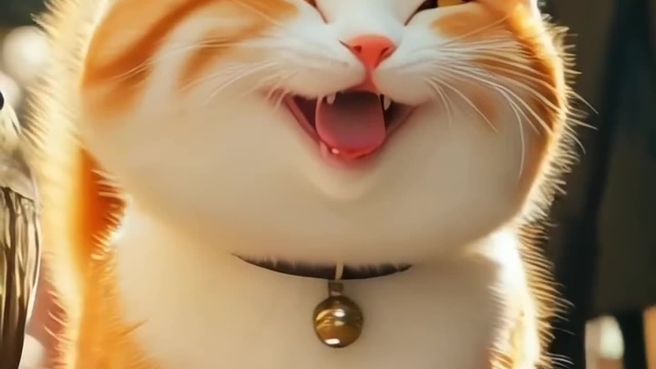 Wokeing and Beautiful Smile: A Heartwarming Cat Dance