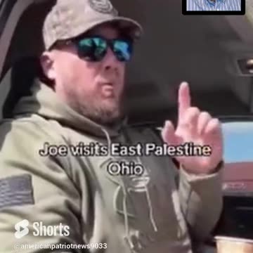 Slow Joe visits East Palestine Ohio a year too late