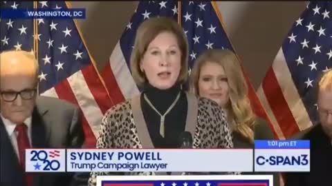 BREAKING : Sydney Powell BOMBSHELL Speech !!