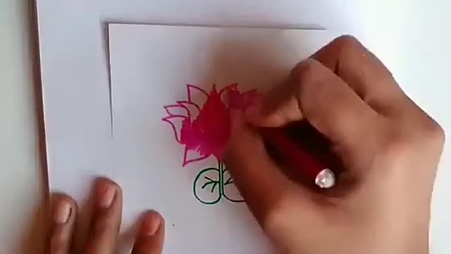 Lotus flower drawing for kidshow to draw easy Lotus flowerflower drawing for beginners