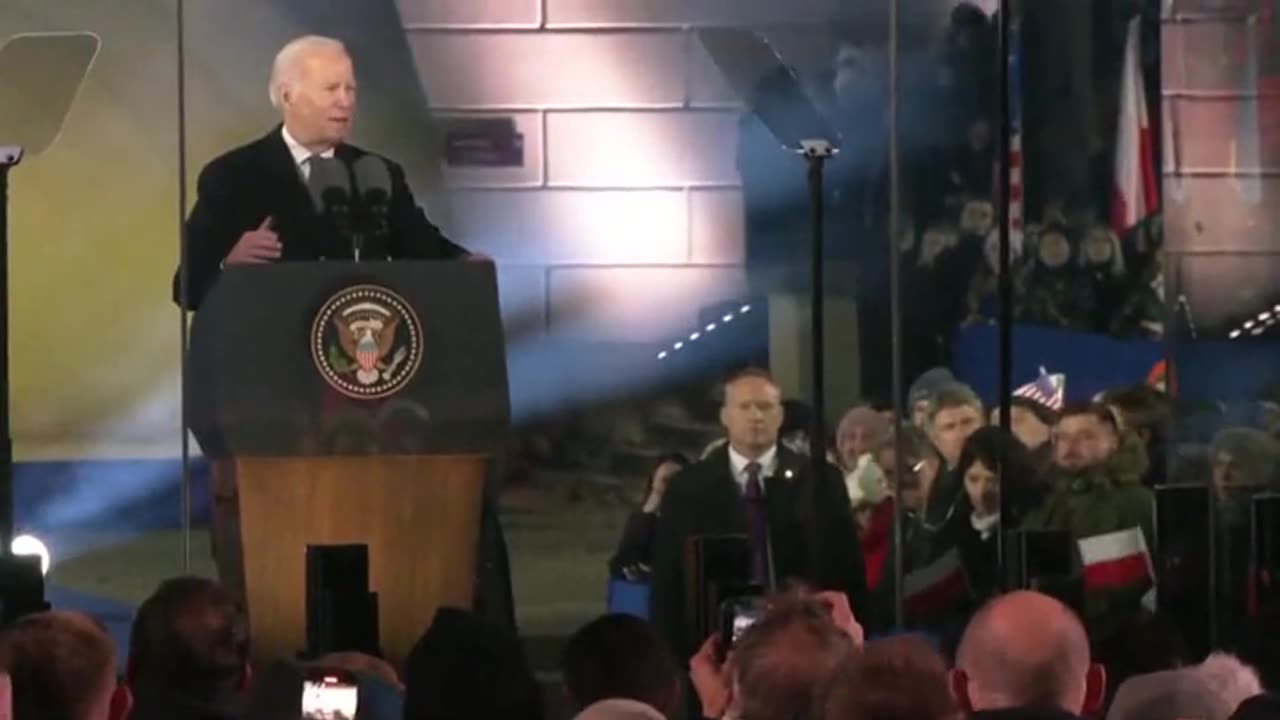 Biden Slurs His Words Trying to Deliver Strong Closing in Poland