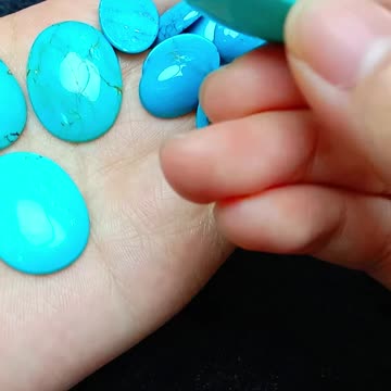 Natural turquoise cabochon 9*11mm 12*16mm 18*25mm oval shape for Jewelry 06