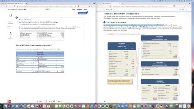 ACCTG 201 Homework Support Chap 2 Quest 11,12,13