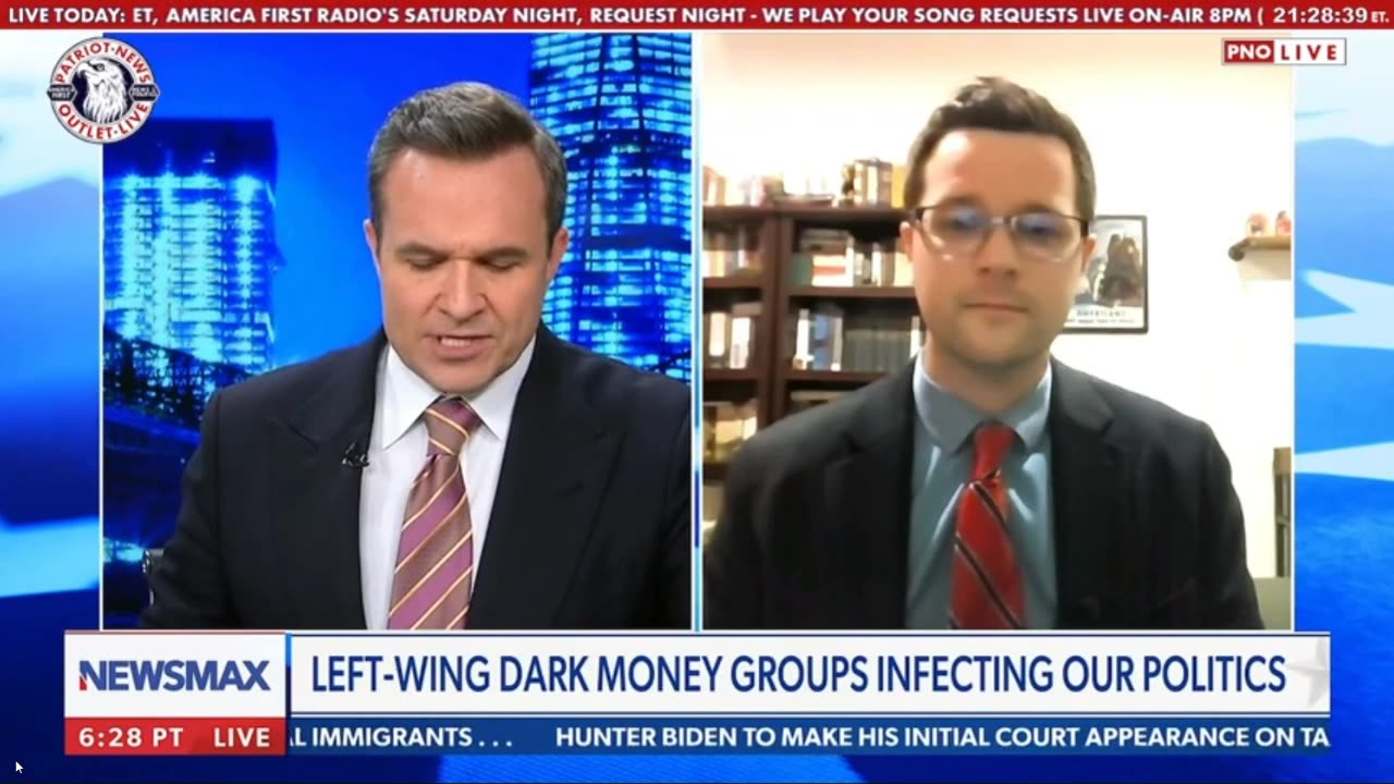 Newsmax Interview: Hayden Ludwig Investigates Arabella, the Left's Dark Money Monster