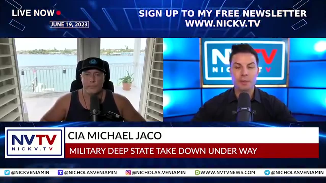 CIA MICHAEL JACO DISCUSSES MILITARY DEEP STATE TAKE DOWN UNDER WAY WITH NICHOLAS VENIAMIN