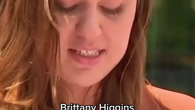 Brittany Higgins gives a public statement