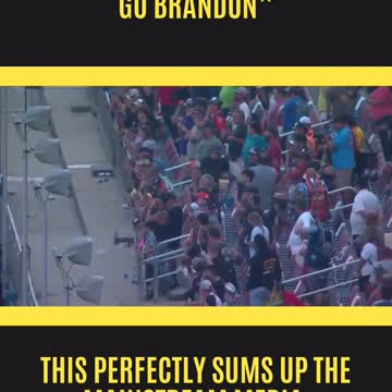 Crowd Chants F~Joe Biden as Reporter Claims They’re Saying “Let’s Go Brandon”