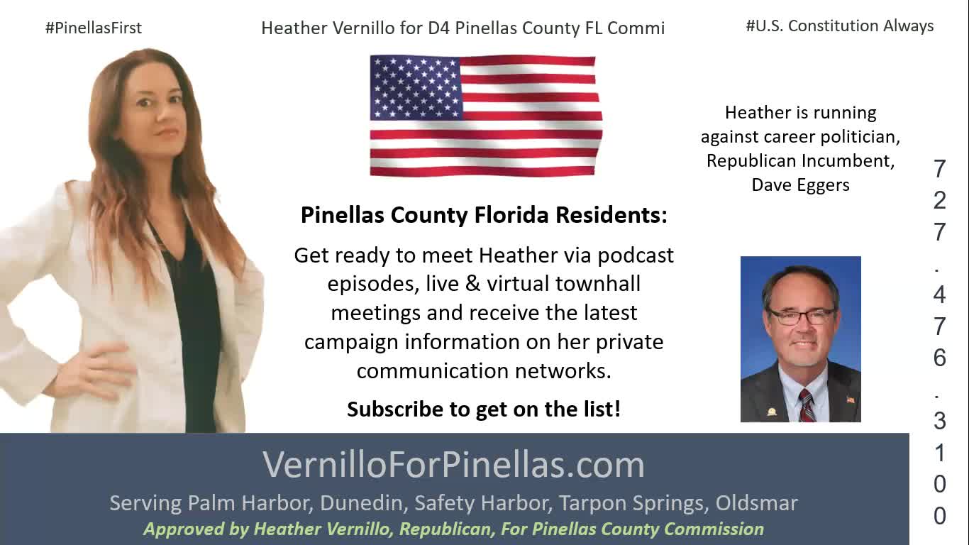 Get ready to meet Heather via podcast episodes, live & virtual townhall meetings