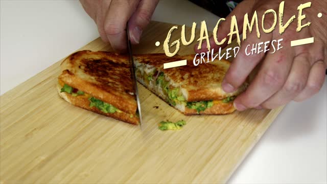 Guacamole grilled cheese sandwich recipe