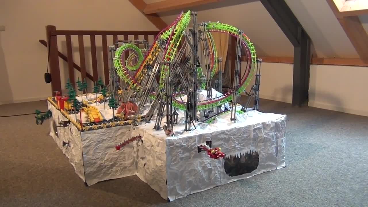 Ice Age - Knex Rollercoaster