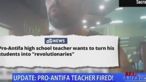 COMMIE TEACHER FIRED🔥