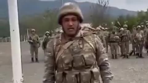 Azerbaijani forces have raised their flag in the village of Nor Ghazanchi after all the native