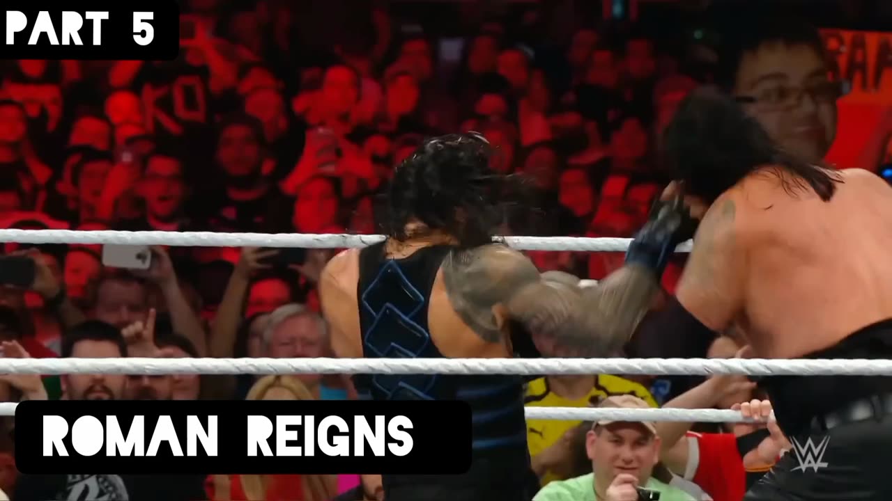 Roman reigns king rasling super match