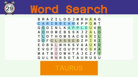 Word Search - Challenge 11/17/2022 - Easy - Random