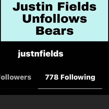 Justin Fields Unfollows Bears On Instagram