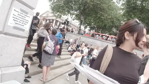 Trafalgal London Protest 24 July 2021 Ep1