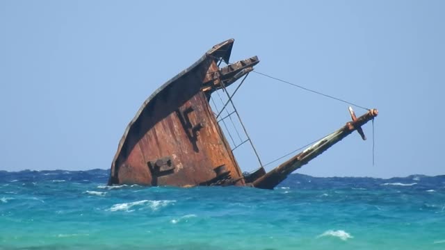 Shipwreck at Sea