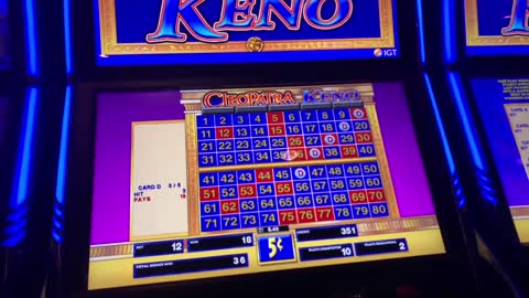 CASINO Action on a Friday Night in Arizona - KENO and FUN