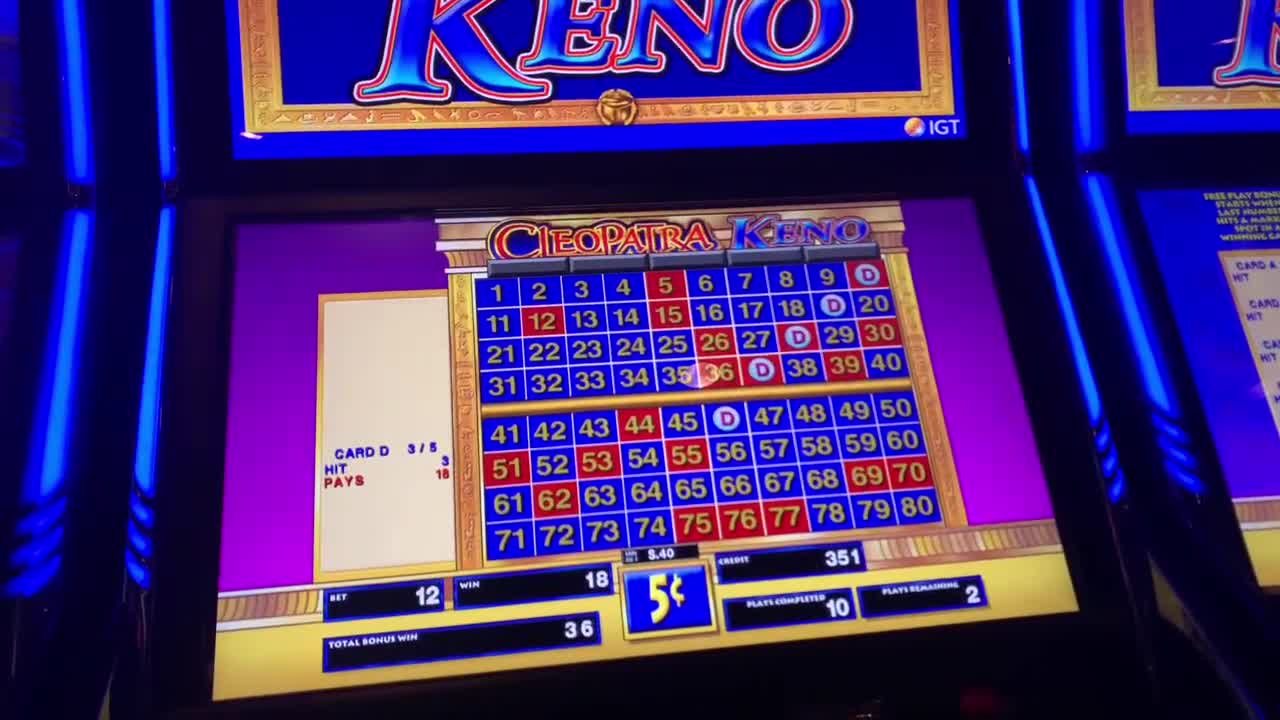 CASINO Action on a Friday Night in Arizona - KENO and FUN