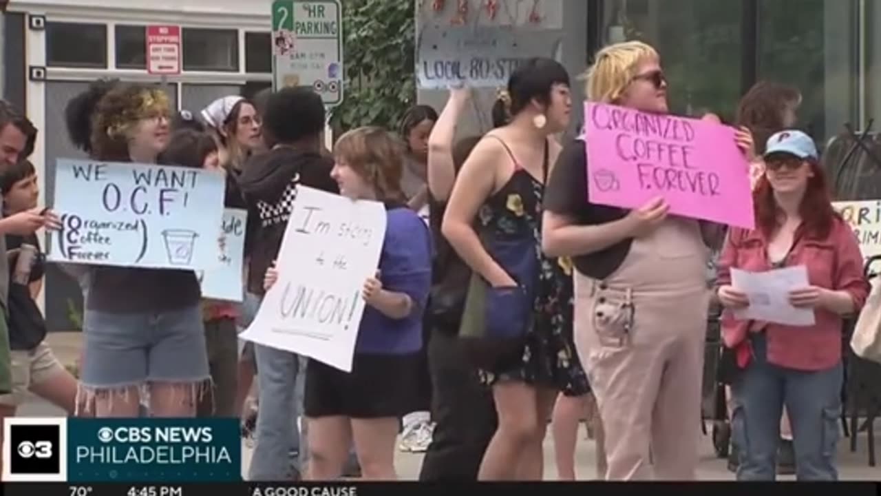 Liberal Employees at the OCF Coffee House in Philadelphia voted to unionize.