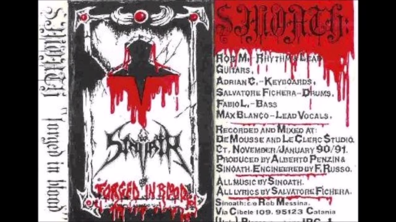 sinoath - (1991) - demo - forged in blood