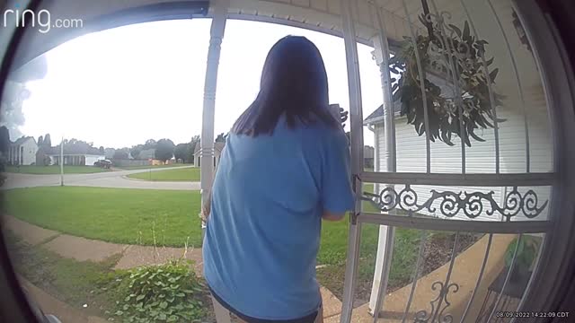 Children Run Inside at Sound of Thunder