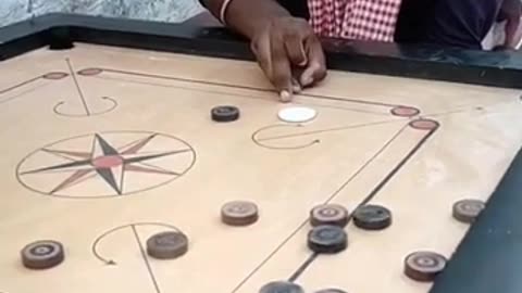 Carrom-Flying shot never seen before