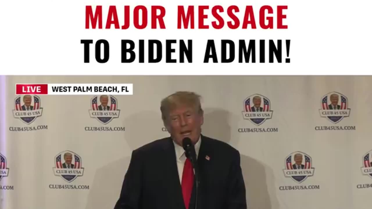 Trump SHOCKS The DC Swamp - Sends Major Message to Biden Admin