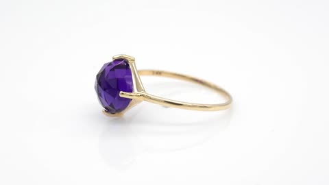 Amethyst Wedding Rings | Chordiajewels.com